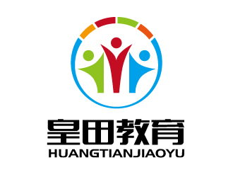 张俊的皇田教育机构标志设计logo设计