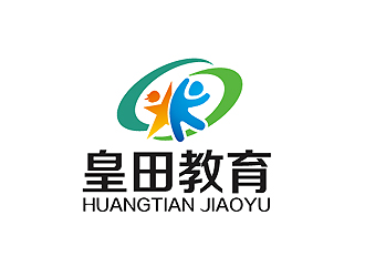 秦晓东的皇田教育机构标志设计logo设计