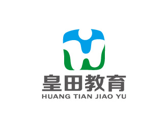 周金进的皇田教育机构标志设计logo设计