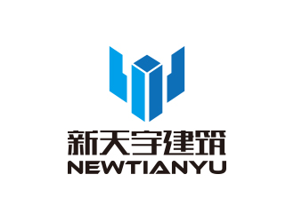 新天宇建筑工程有限公司(newtianyu)LOGO设计 - LOGO123