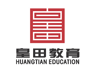 彭波的皇田教育机构标志设计logo设计