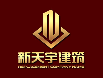 新天宇建筑工程有限公司(newtianyu)LOGO设计 - LOGO123