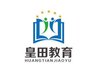 朱红娟的皇田教育机构标志设计logo设计