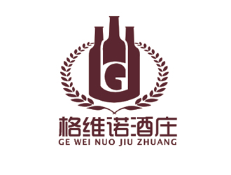 盛铭的格维诺酒庄logo设计