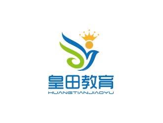 孙金泽的皇田教育机构标志设计logo设计