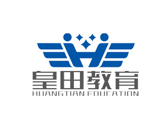 赵鹏的皇田教育机构标志设计logo设计