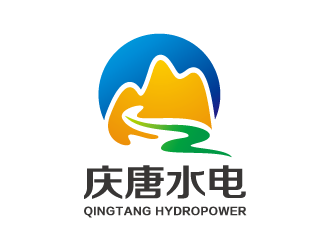 张晓明的山水logo-庆唐水电logo设计