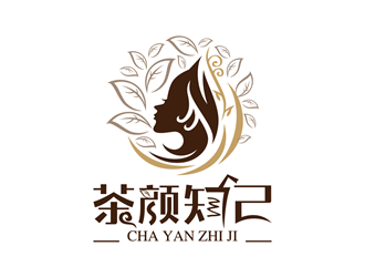 安冬的茶颜知己连锁饮料店标志设计logo设计