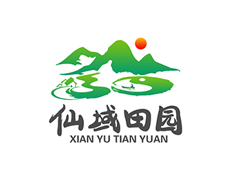 潘乐的仙域田园山水画logologo设计