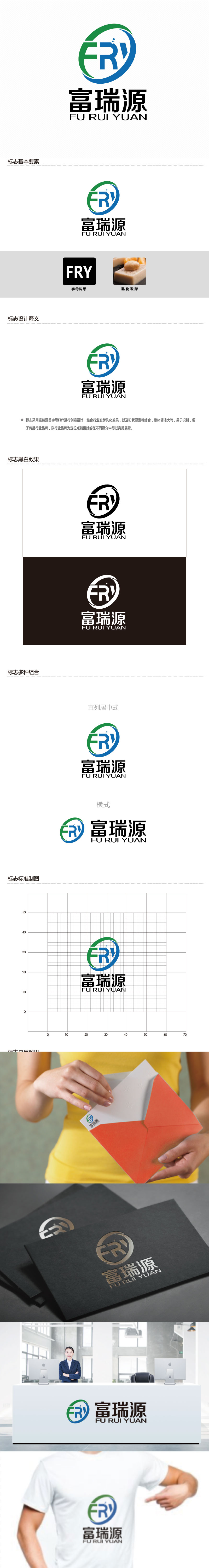 连杰的富瑞源logo设计