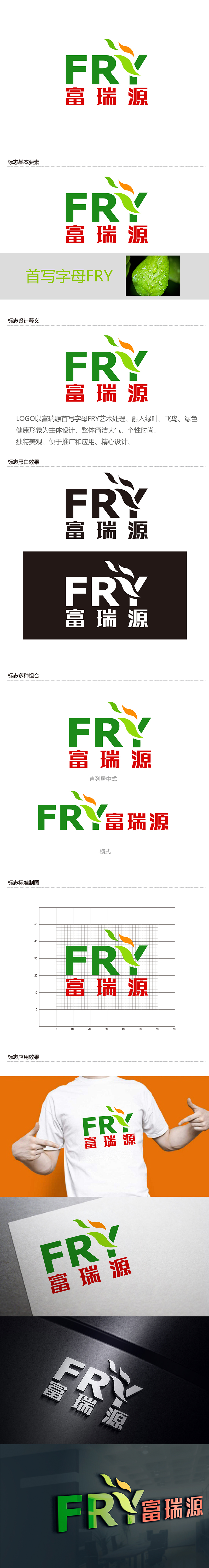 潘乐的富瑞源logo设计