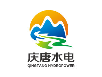 张晓明的山水logo-庆唐水电logo设计