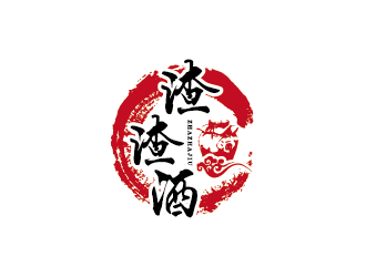 王涛的渣渣酒logo设计