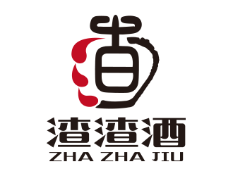 渣渣酒logo设计