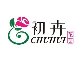 向正军的初卉，苏州初卉花艺有限公司logo设计