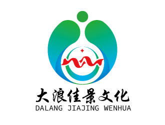 连杰的北京大浪佳景文化发展有限公司logo设计