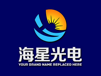 钟炬的深圳海星光电科技有限公司标志设计logo设计