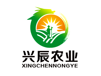 李杰的兴辰农业logo设计