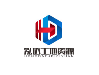 郭庆忠的泓达土地资源咨询服务有限公司标志logo设计