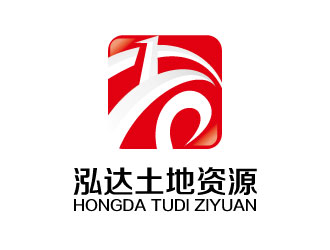 连杰的泓达土地资源咨询服务有限公司标志logo设计