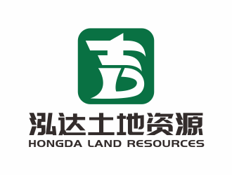林思源的泓达土地资源咨询服务有限公司标志logo设计