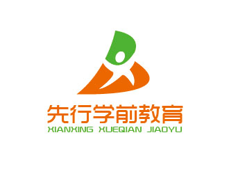 李贺的先行学前教育logo设计