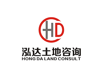 赵锡涛的泓达土地资源咨询服务有限公司标志logo设计