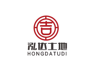 朱红娟的泓达土地资源咨询服务有限公司标志logo设计