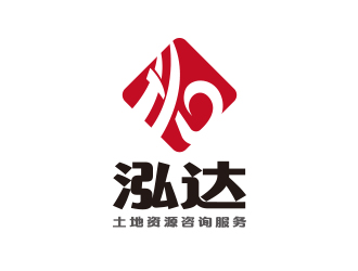 勇炎的泓达土地资源咨询服务有限公司标志logo设计