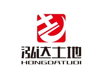 孙金泽的泓达土地资源咨询服务有限公司标志logo设计