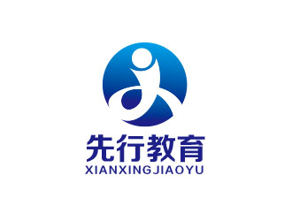 朱红娟的先行学前教育logo设计