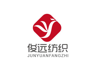 朱红娟的东莞市俊远纺织科技有限公司logo设计