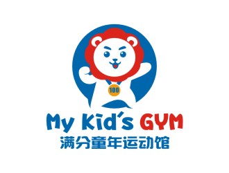 曾翼的My Kid's GYM 满分童年运动馆logo设计