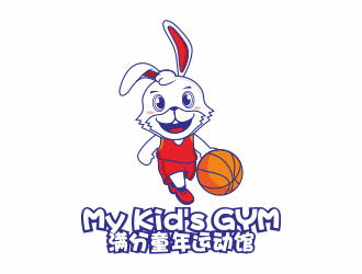 何嘉健的My Kid's GYM 满分童年运动馆logo设计