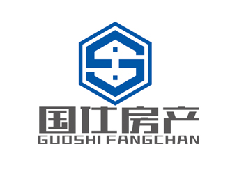 赵鹏的国仕房产logo设计