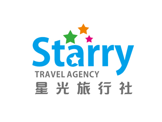 赵鹏的星光旅行社 Starry Travel Agencylogo设计