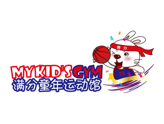 张祥琴的My Kid's GYM 满分童年运动馆logo设计