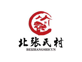 北张氏村logo设计