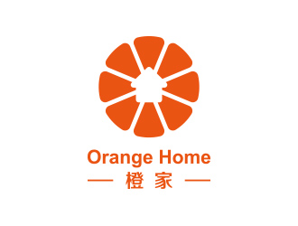 黄安悦的橙家 Orange Homelogo设计