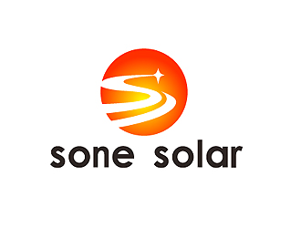 秦晓东的sone solar太阳能LED灯商标设计logo设计