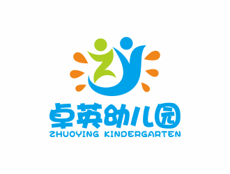 何嘉健的卓英幼儿园logo设计