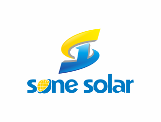 何嘉健的sone solar太阳能LED灯商标设计logo设计