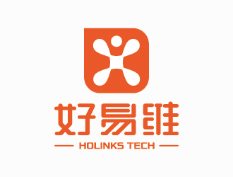 好易维 HoLinks,公司名称灏联智维，英文 Holinks Techlogo设计