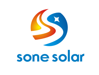 李杰的sone solar太阳能LED灯商标设计logo设计