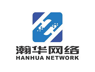 彭波的新疆瀚华网络科技有限责任公司logo设计