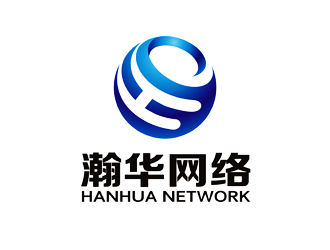 新疆瀚华网络科技有限责任公司logo设计