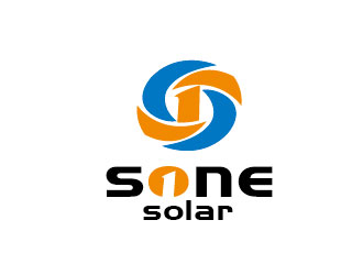 李贺的sone solar太阳能LED灯商标设计logo设计