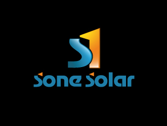 陈智江的sone solar太阳能LED灯商标设计logo设计