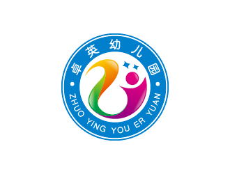 王涛的卓英幼儿园logo设计