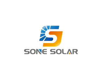 王涛的sone solar太阳能LED灯商标设计logo设计
